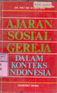 Ajaran Sosial Gereja dalam konteks indonesia