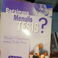 Bagaimana Menulis tesis?