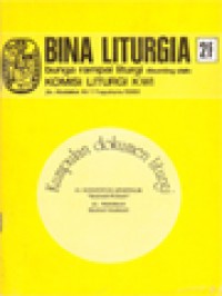 Bina Liturgia 2F: kumpulan Dokumen Liturgi