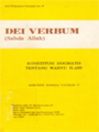 Seri Dokumen Gerejawi No. 8; Dei Verbum (Sabda Allah)