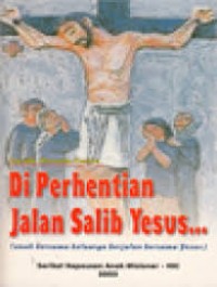 Di perhentian Jalan salib Yesus