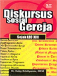 Diskursus sosial gereja: Sejak Leo XIII