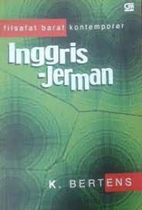 Filsafat Barat Kontemporer Inggris - Jerman