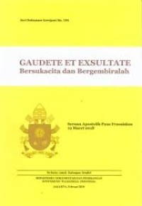 Gaudete Et Exsultate; Bersukacita dan Bergembira