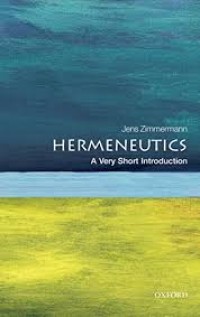 Hermeneutics: A very Short Introduction