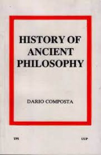 History of ancient philosophy