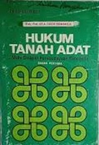 Hukum Tanah Adat: multi disiplin pembudayaan pancasila