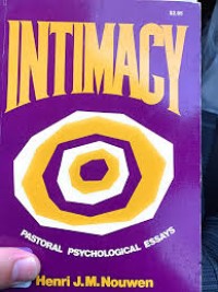 Intimacy: Pastoral Psychological essays