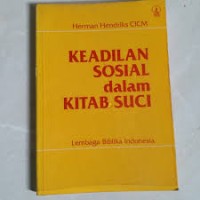 Keadilan sosial dalam Kitab Suci