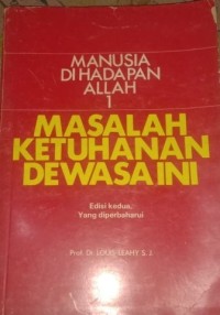 Masalah ketuhanan dewasa ini