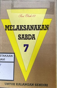 Melaksanakan sabda 7