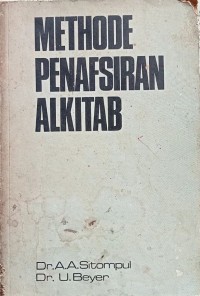 Metode penafsiram alkitab