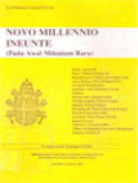 Seri Dokumen Gerejawi No 62; Novo Millennio Ineunte (pada awal milenium baru)