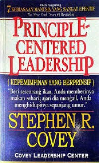 Principle centered leadership