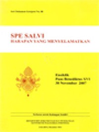 Spe Salvi (Harapan yang menyelamatkan)