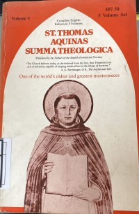 Summa Theologica Volume V