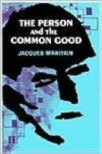 The person and the common good